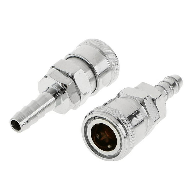 2Pcs Quickly Connect 5mm*8mm AiHose Fitting Coupler & Bayonet Connectors